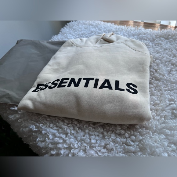 ☁️Authentic Fear of God Essentials Cream Sweat Pants - Picture 7 of 17